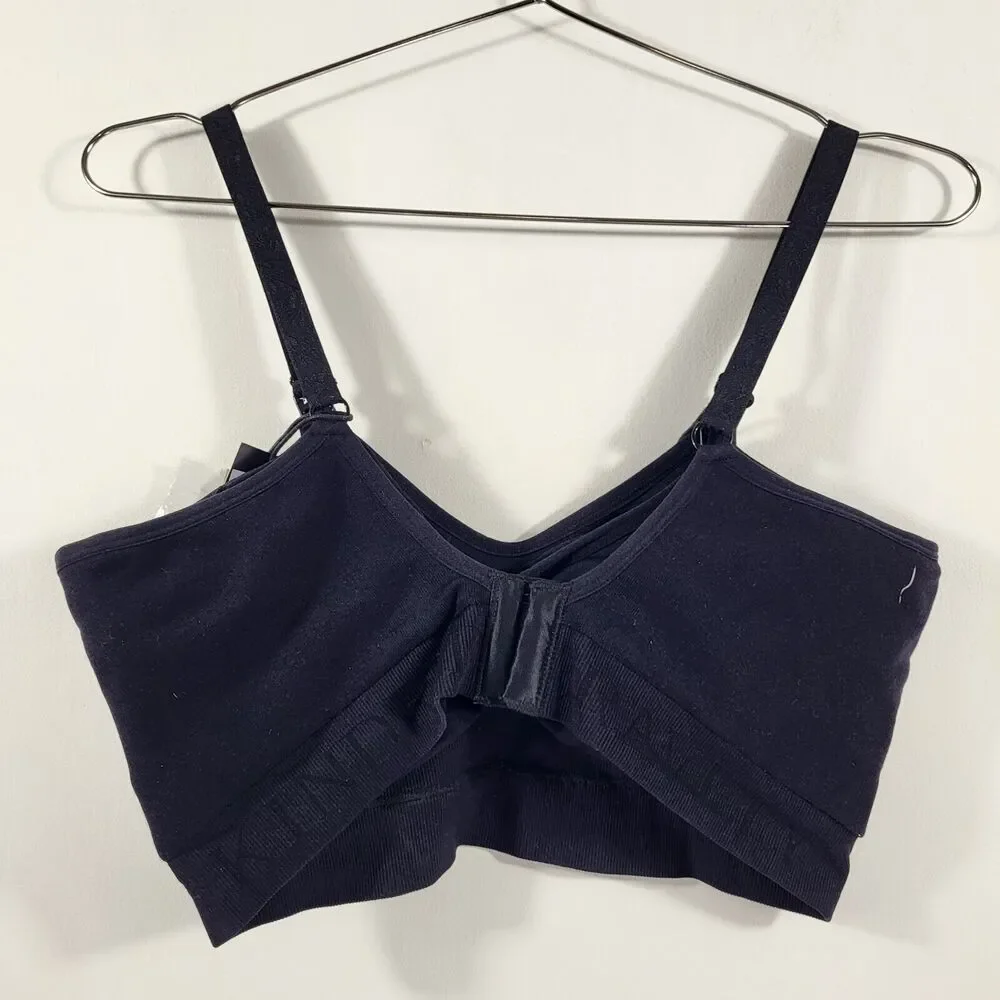 Kindred Bravely Women's Sublime Hands-Free Pumping & Nursing Bra Sz L Black - Picture 5 of 5